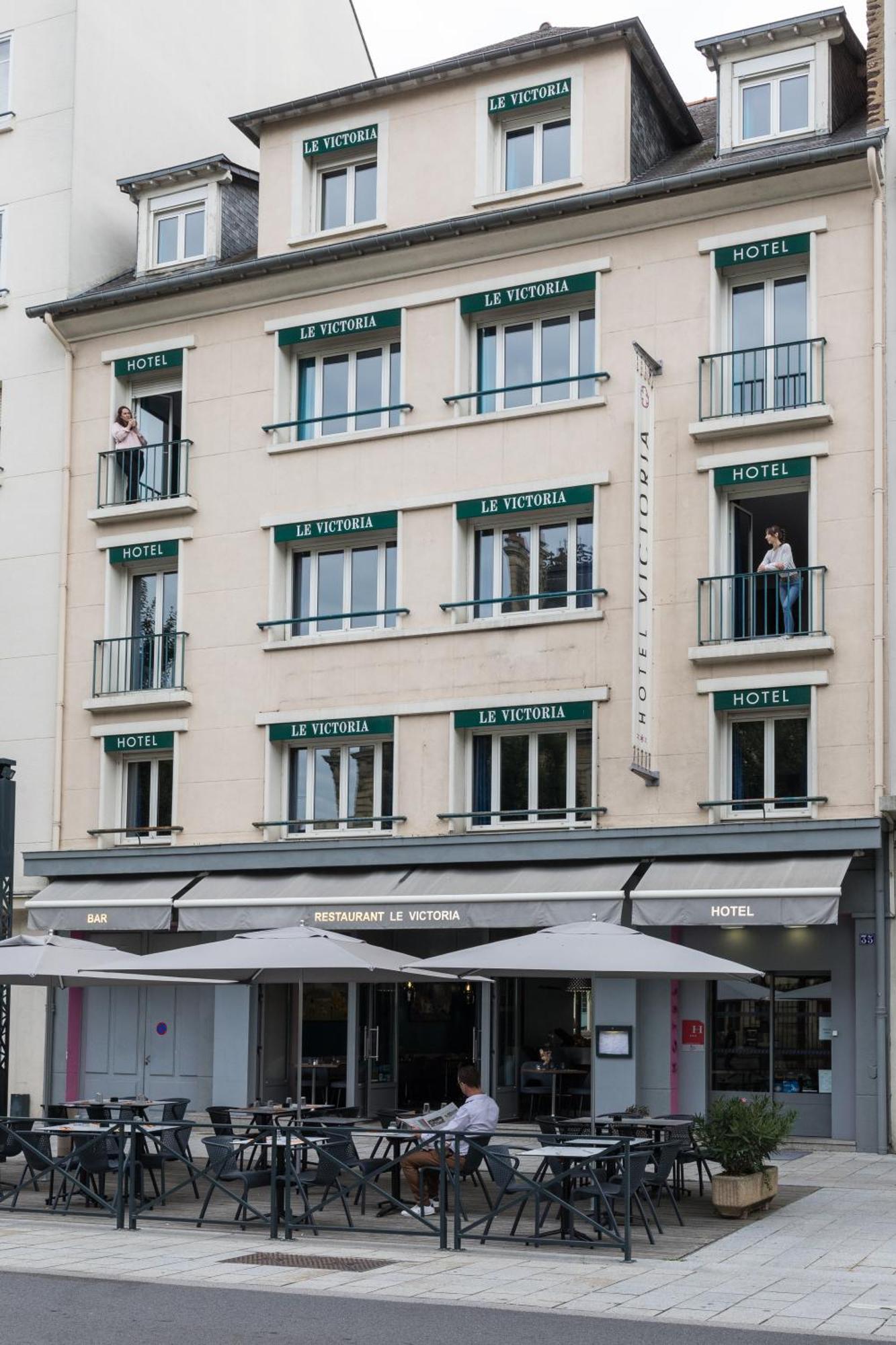 Hotel-Restaurant Le Victoria Rennes Exterior photo